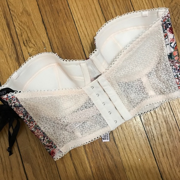 ⬇️ VS Floral Satin Longline Bustier Bra! - Picture 7 of 8